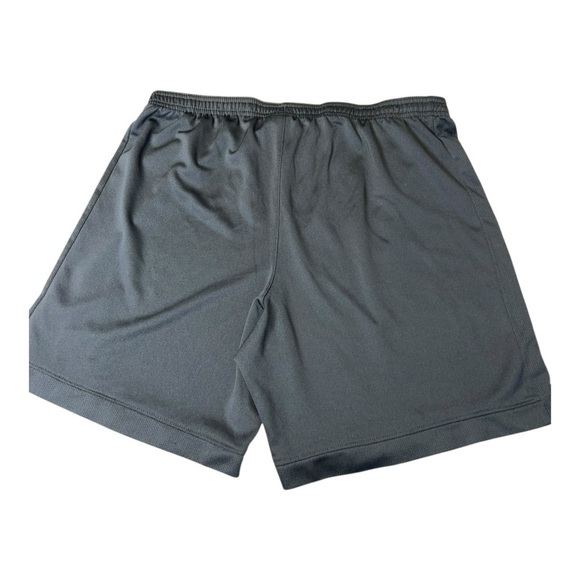 Nike Black Men’s Athletic Shorts L 100% Polyester Drawstring Solid DRI-FIT - Picture 2 of 7